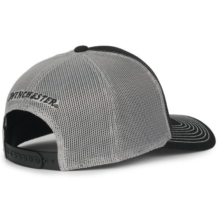 Winchester Horse and Rider Black Trucker Hat