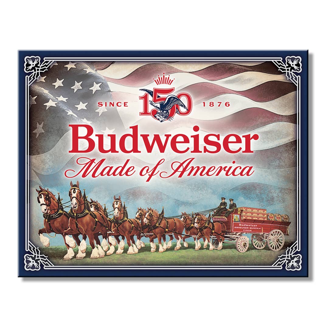Budweiser 150th anniversary Tin Sign
