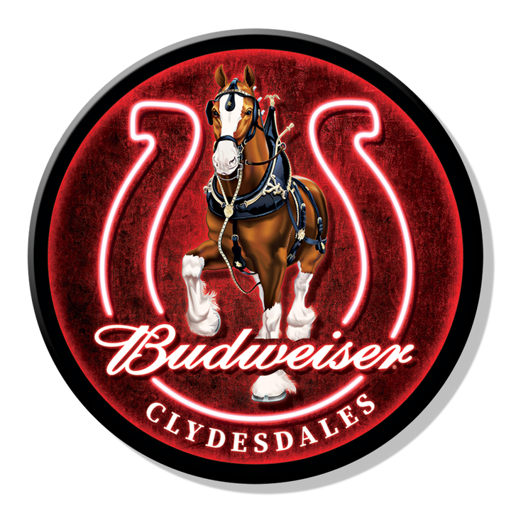 Magnet: Budweiser - Clydesdales - ROUND