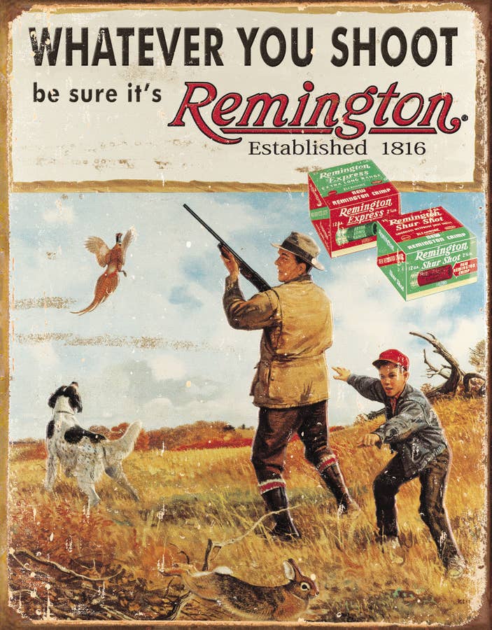 REM - Whatever You Shoot Tin Sign