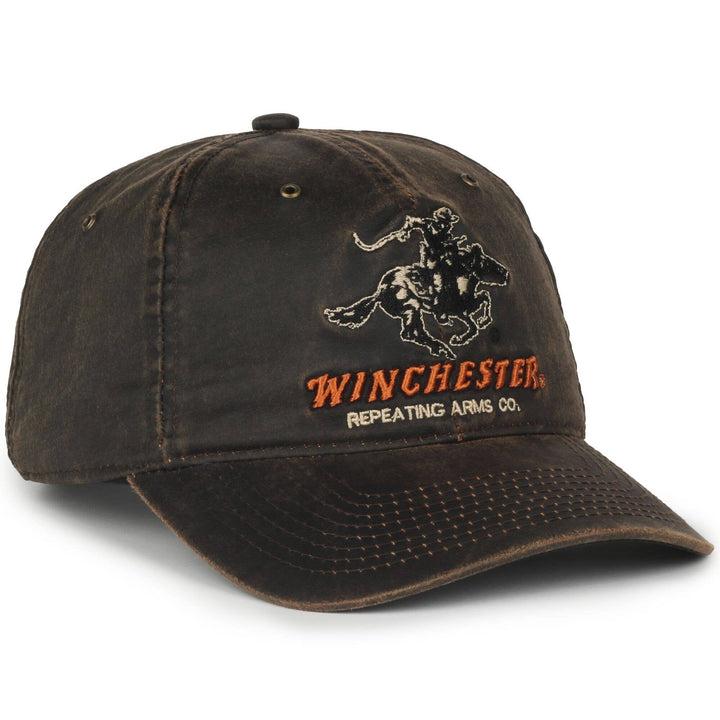 Winchester Horse and Rider Dark Brown Dad Hat