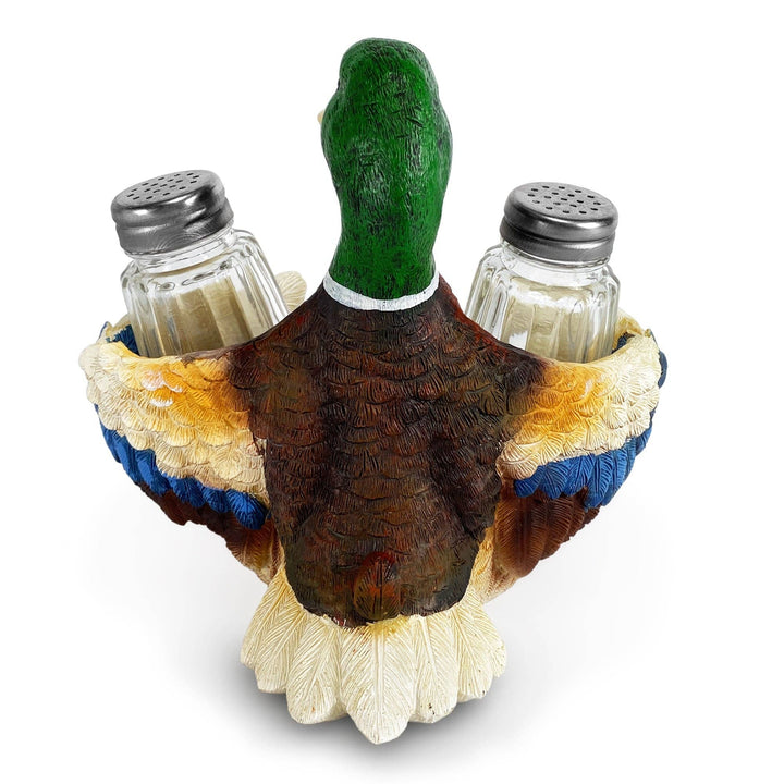 Salt and Pepper Shakers-Duck Holding