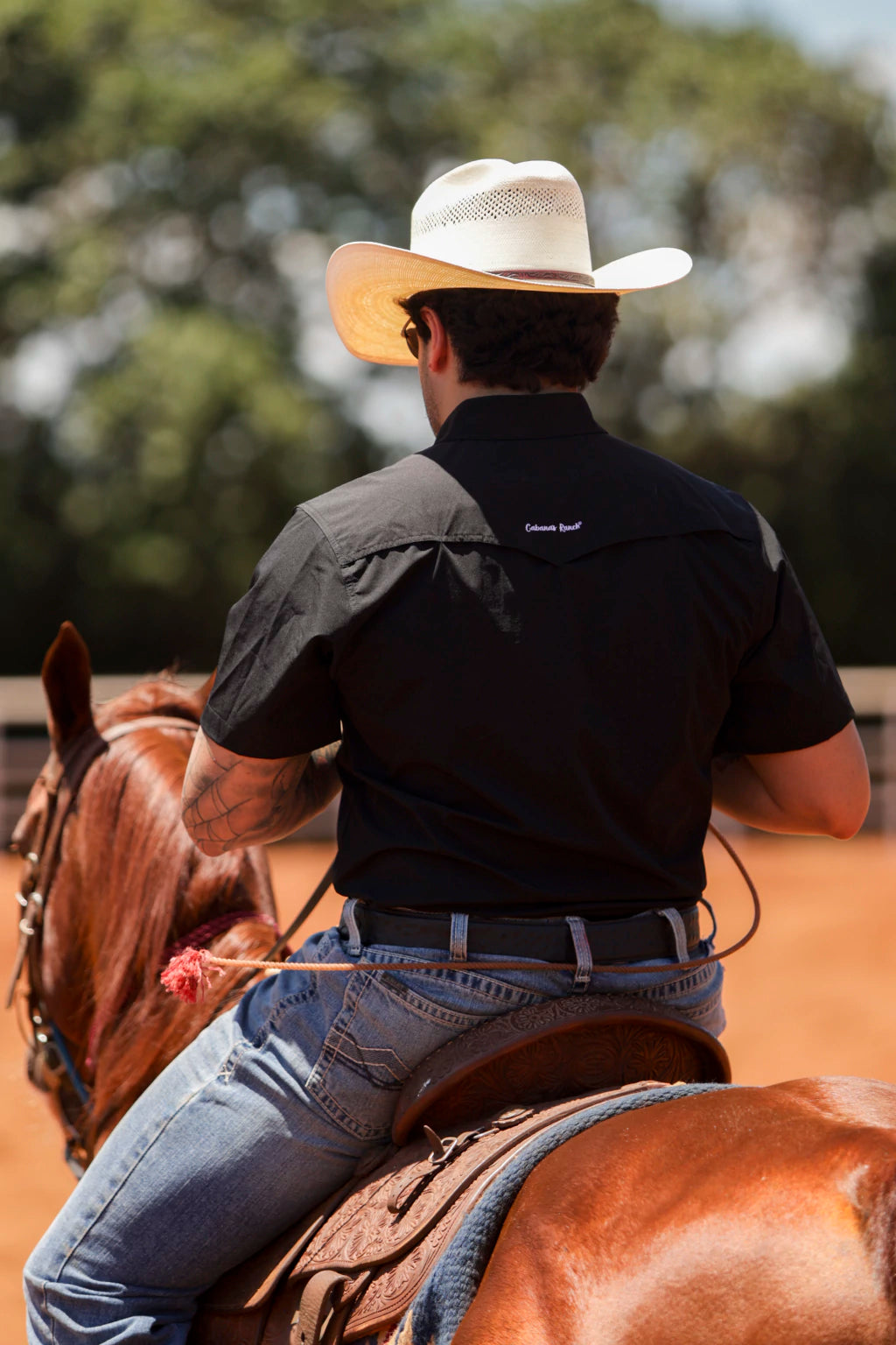 Cabana’s Ranch Shirt - Pearl Snap (Black / Water Repellent)