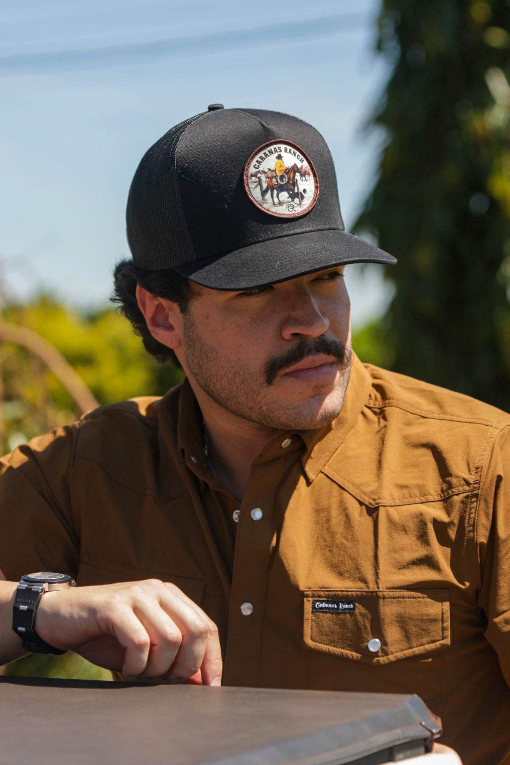 Cabana’s Ranch Shirt - Pearl Snap (Terracotta / Water Repellent)