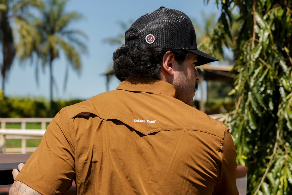 Cabana’s Ranch Shirt - Pearl Snap (Terracotta / Water Repellent)