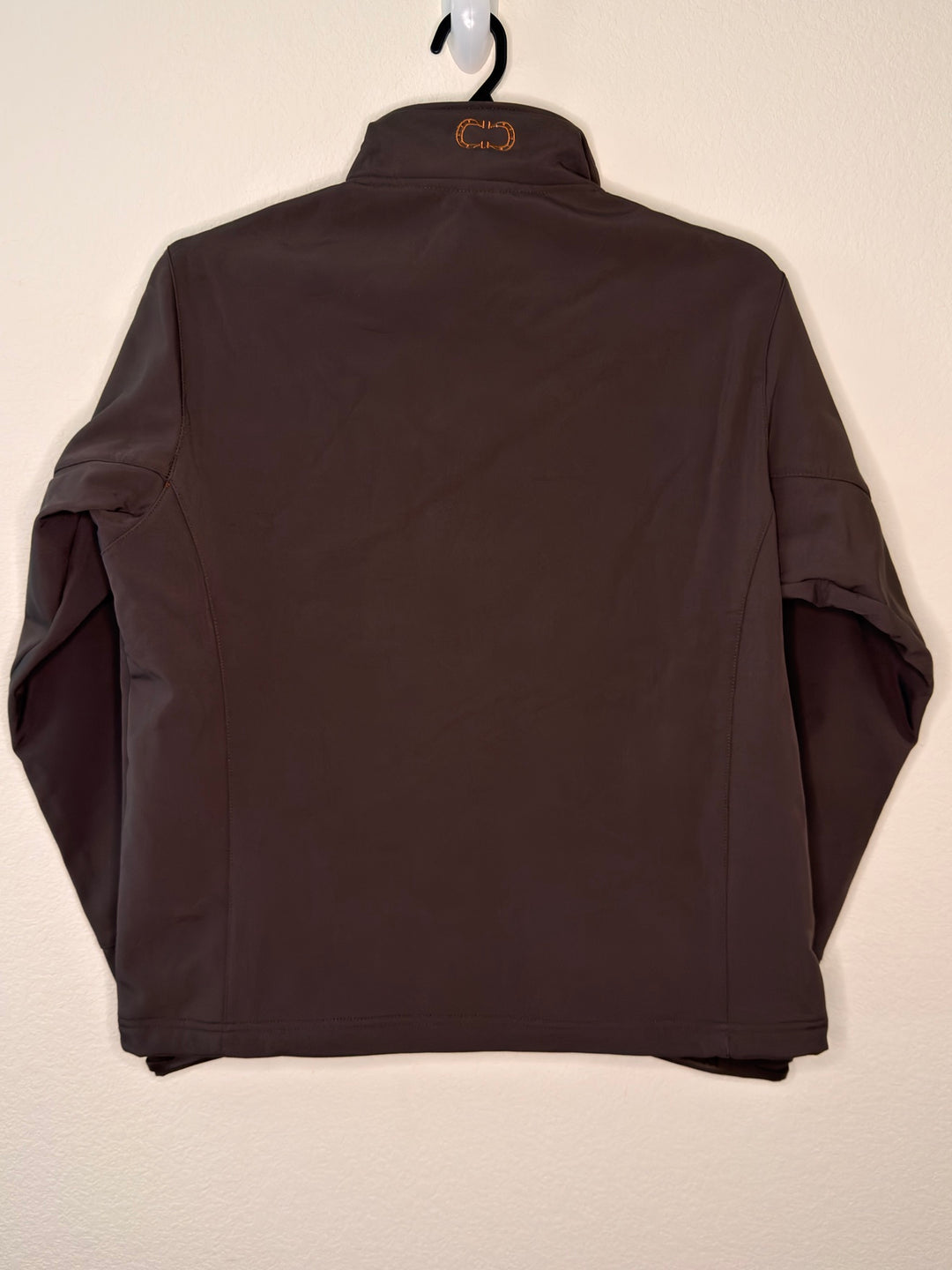 Men's Soft Shell Bonded Jacket -NJ650-EMB-BROWN-COGNAC