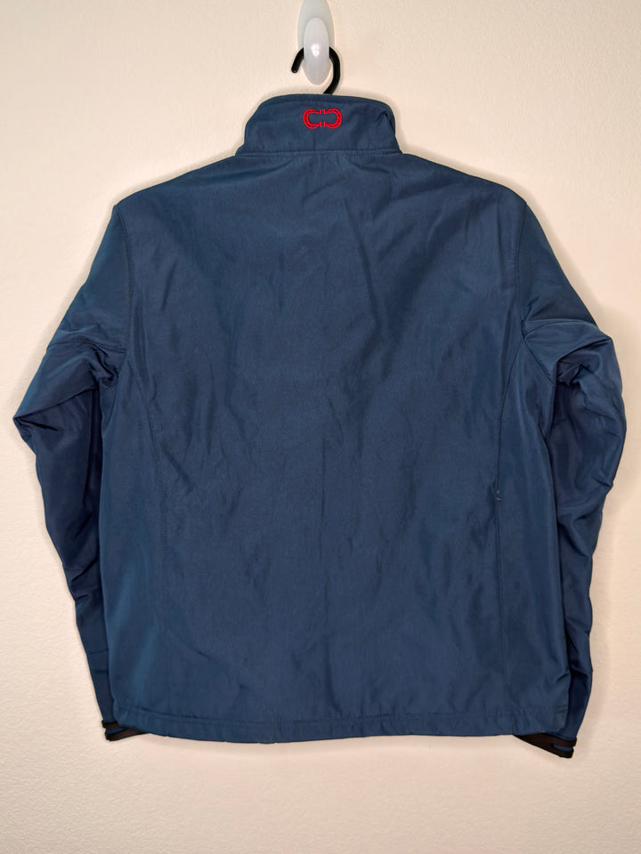 Men's Soft Shell Bonded Jacket-NJ650-EMB-NAVY-RED