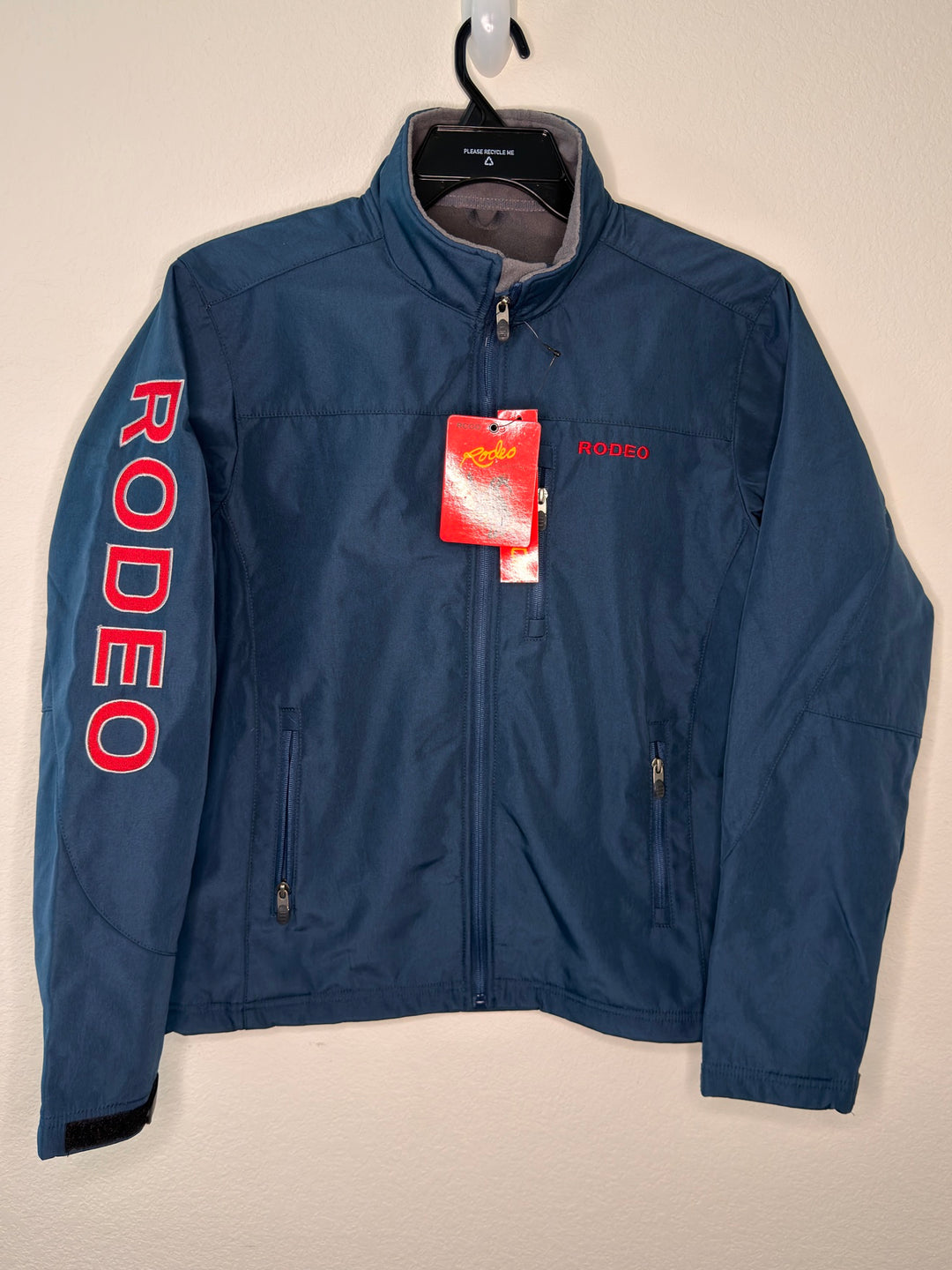 Men's Soft Shell Bonded Jacket-NJ650-EMB-NAVY-RED