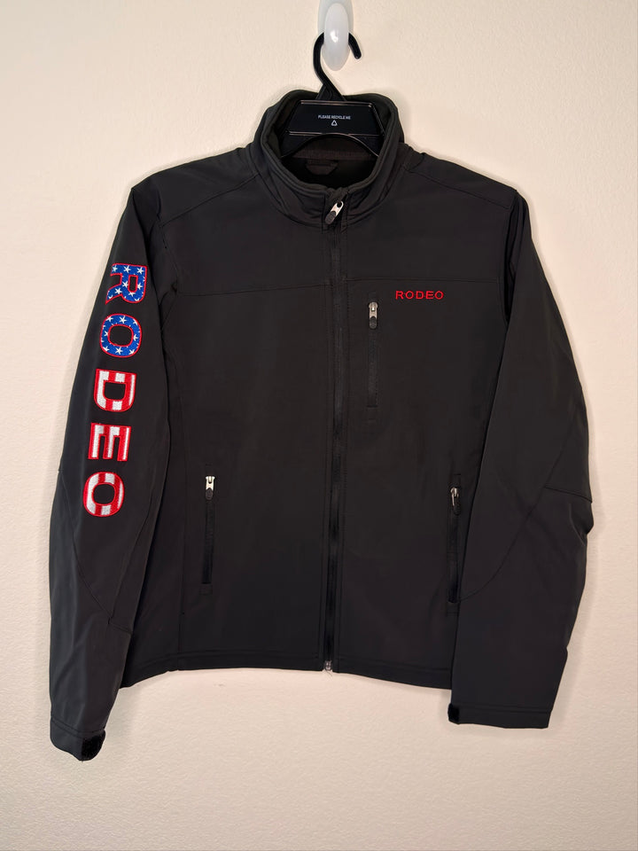 Rodeo Men's Soft Shell Bonded Jacket Bonded Fleece Lining