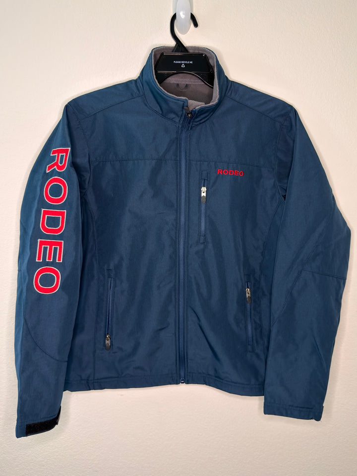 Men's Soft Shell Bonded Jacket-NJ650-EMB-NAVY-RED