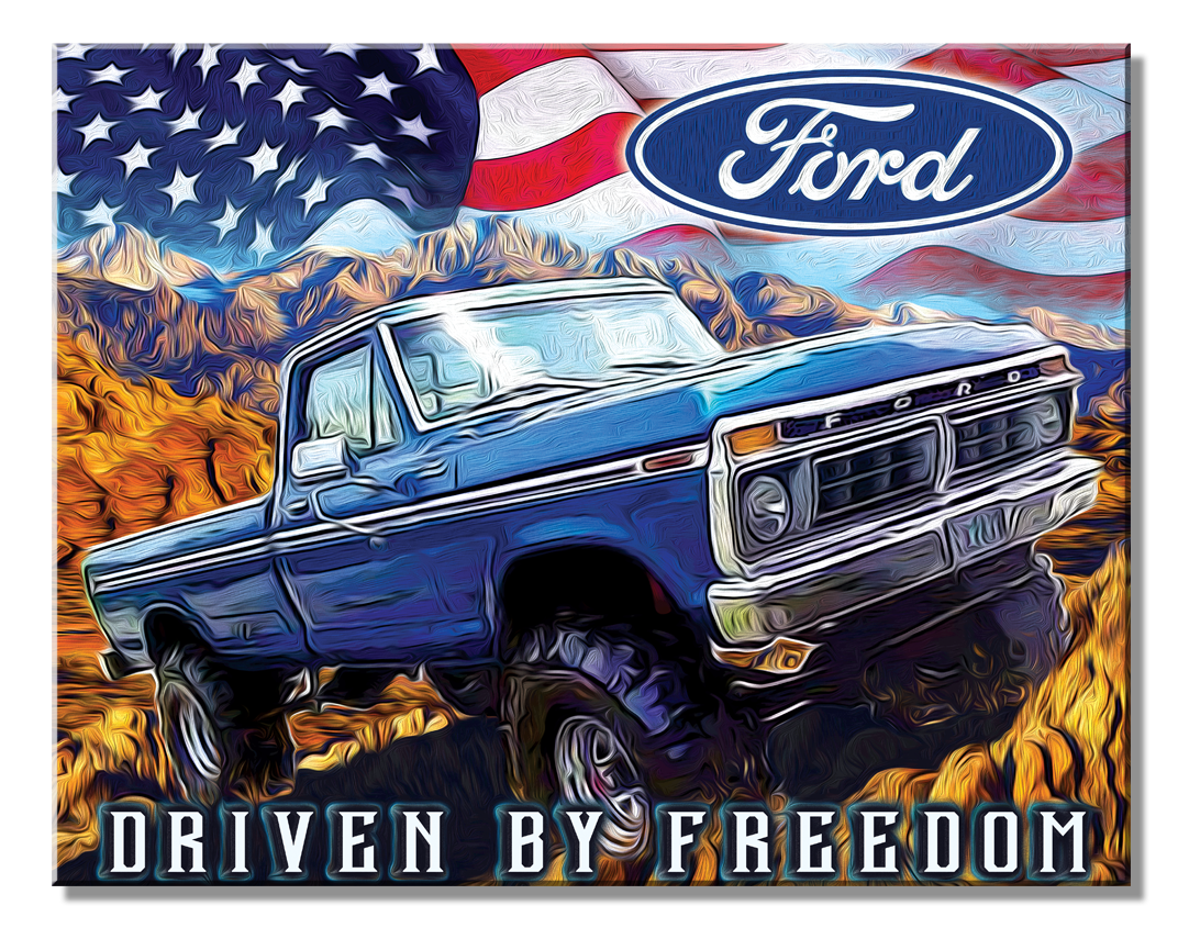 Ford Freedom Truck Tin Sign
