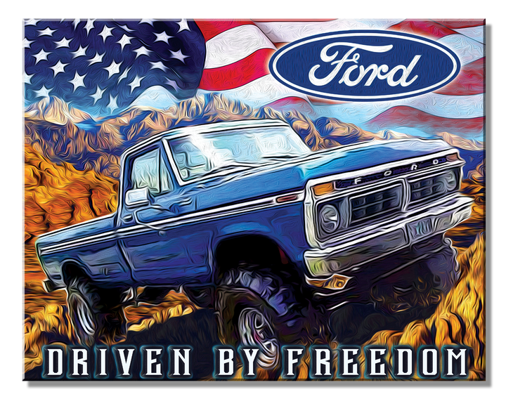 Ford Freedom Truck Tin Sign