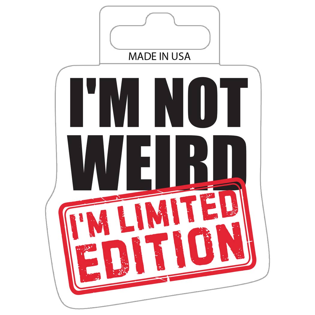 Sticker - Not weird (Set of 6)