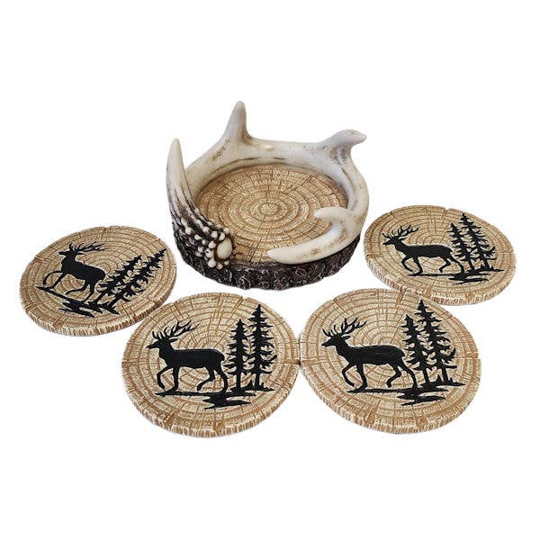 ANTLER DEER COASTERS