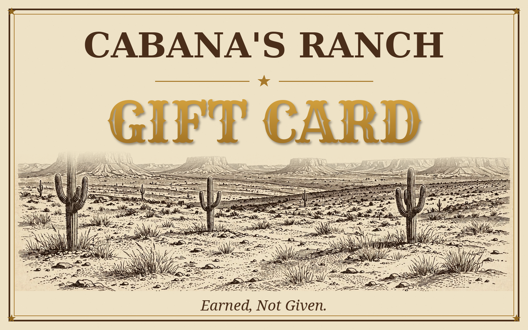 Cabana's Ranch Gift Card
