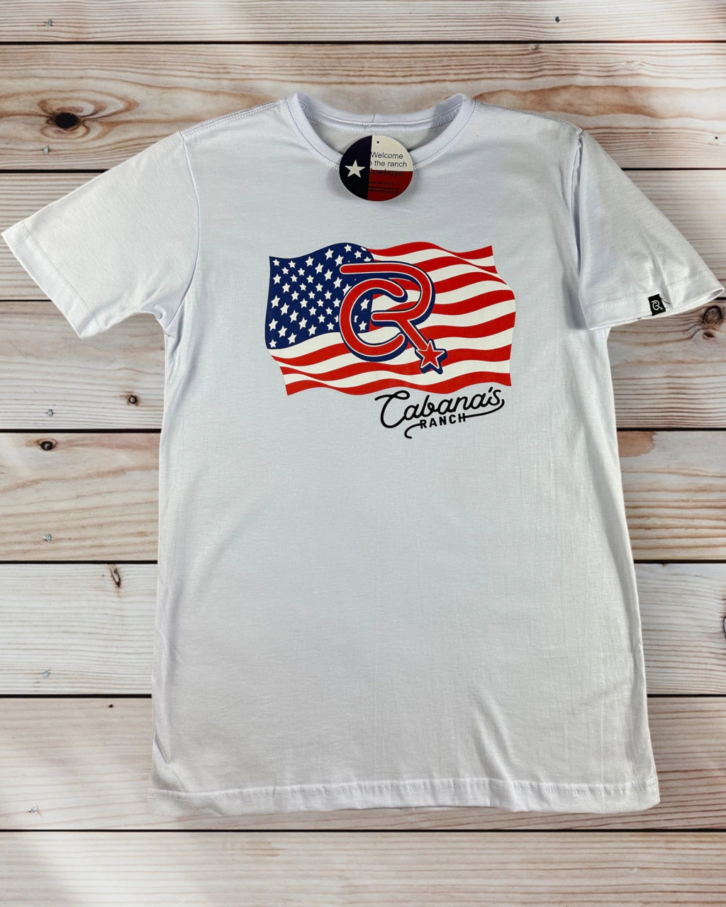 T-shirt Cabana's Ranch - “Flag Print”